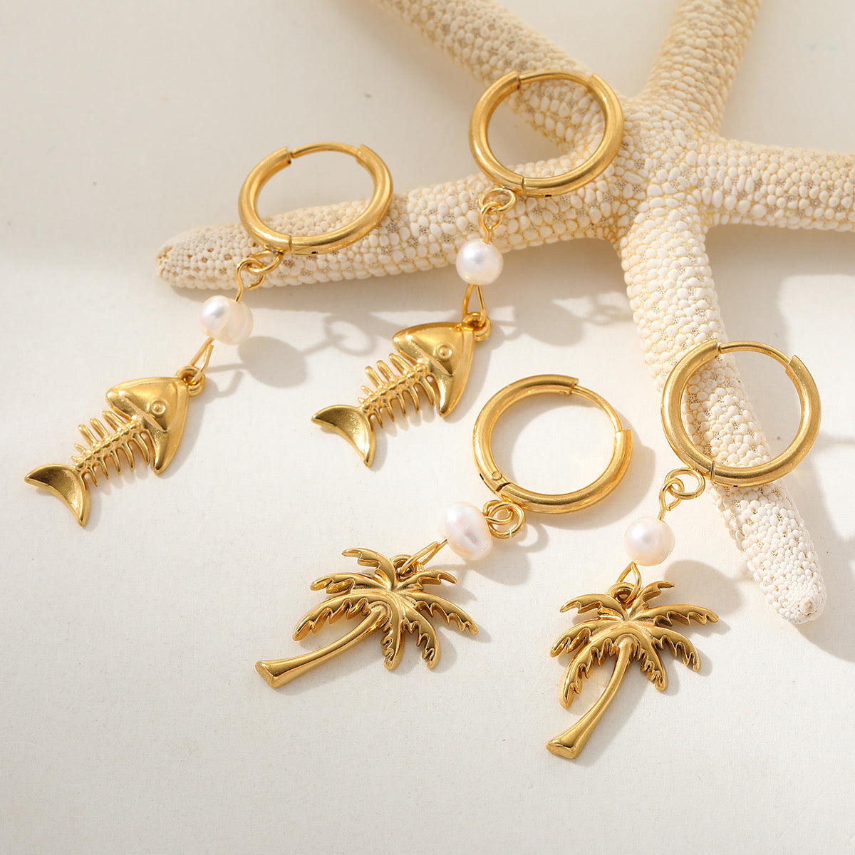 PENDIENTES PEZ DORADO