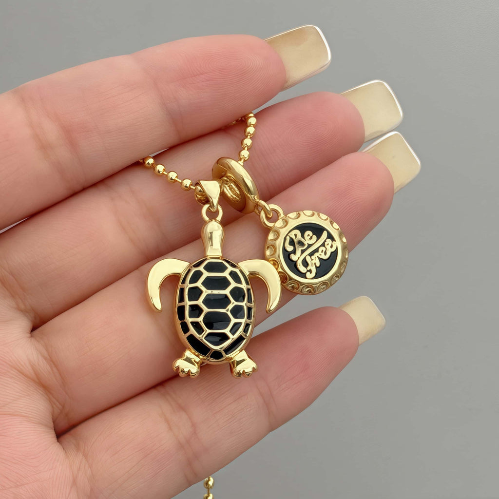 COLLAR TORTUGA NEGRO