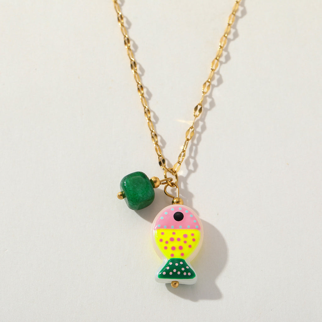 COLLAR AVE MARINO- VERDE