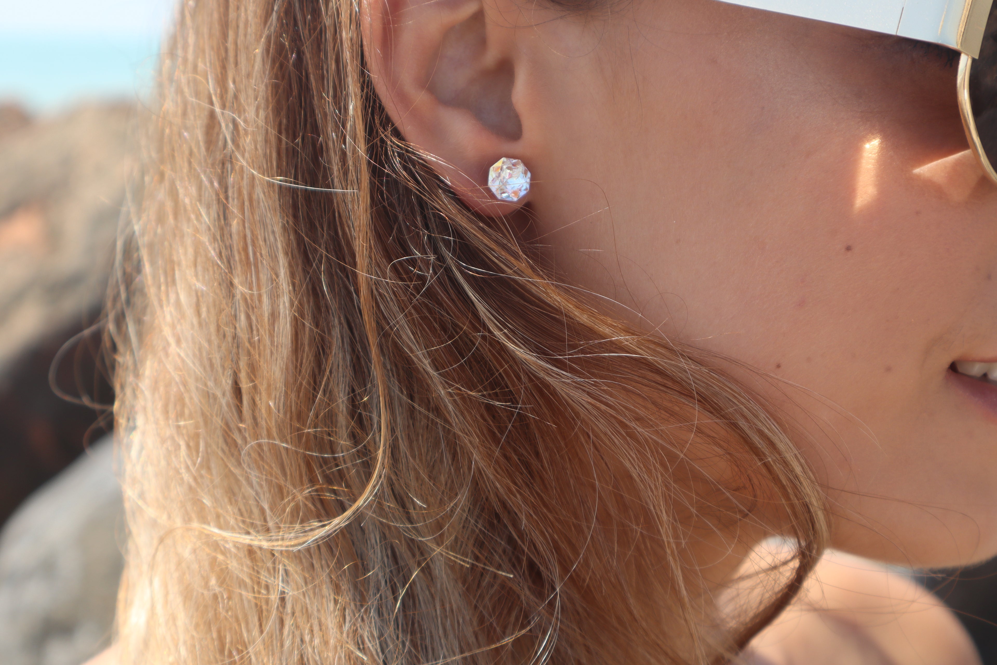 Pendientes Perla Brillante