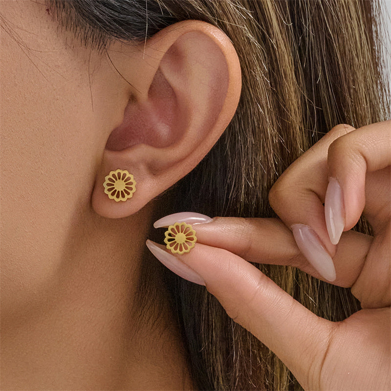 Pendientes Eclipse - Dorado