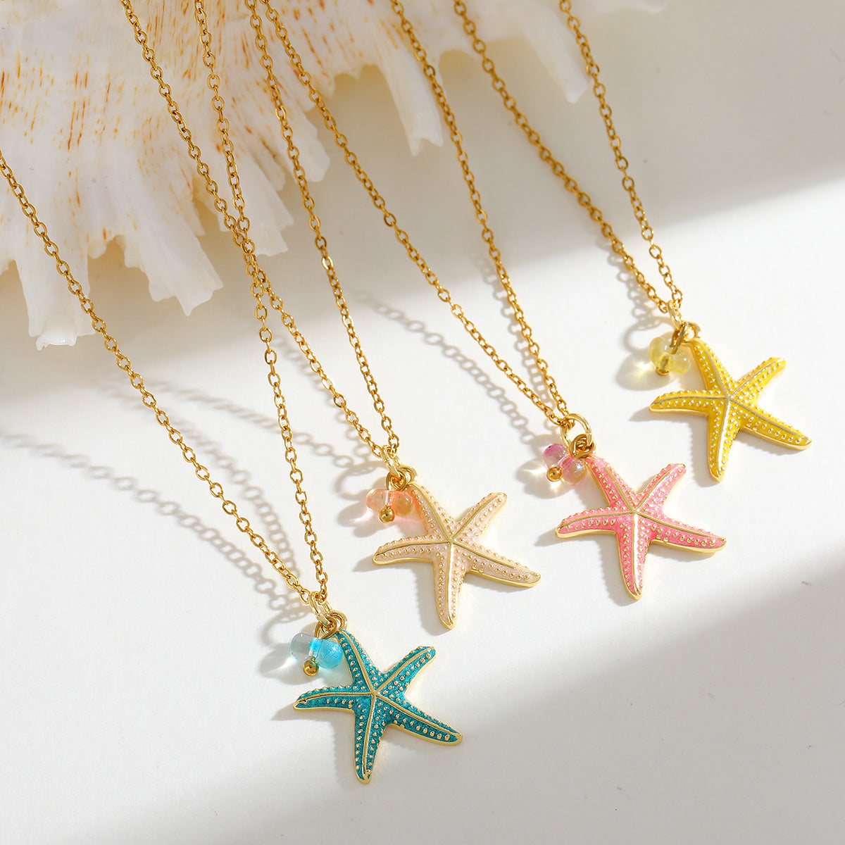 Collar Estrella Marina - Amarillo