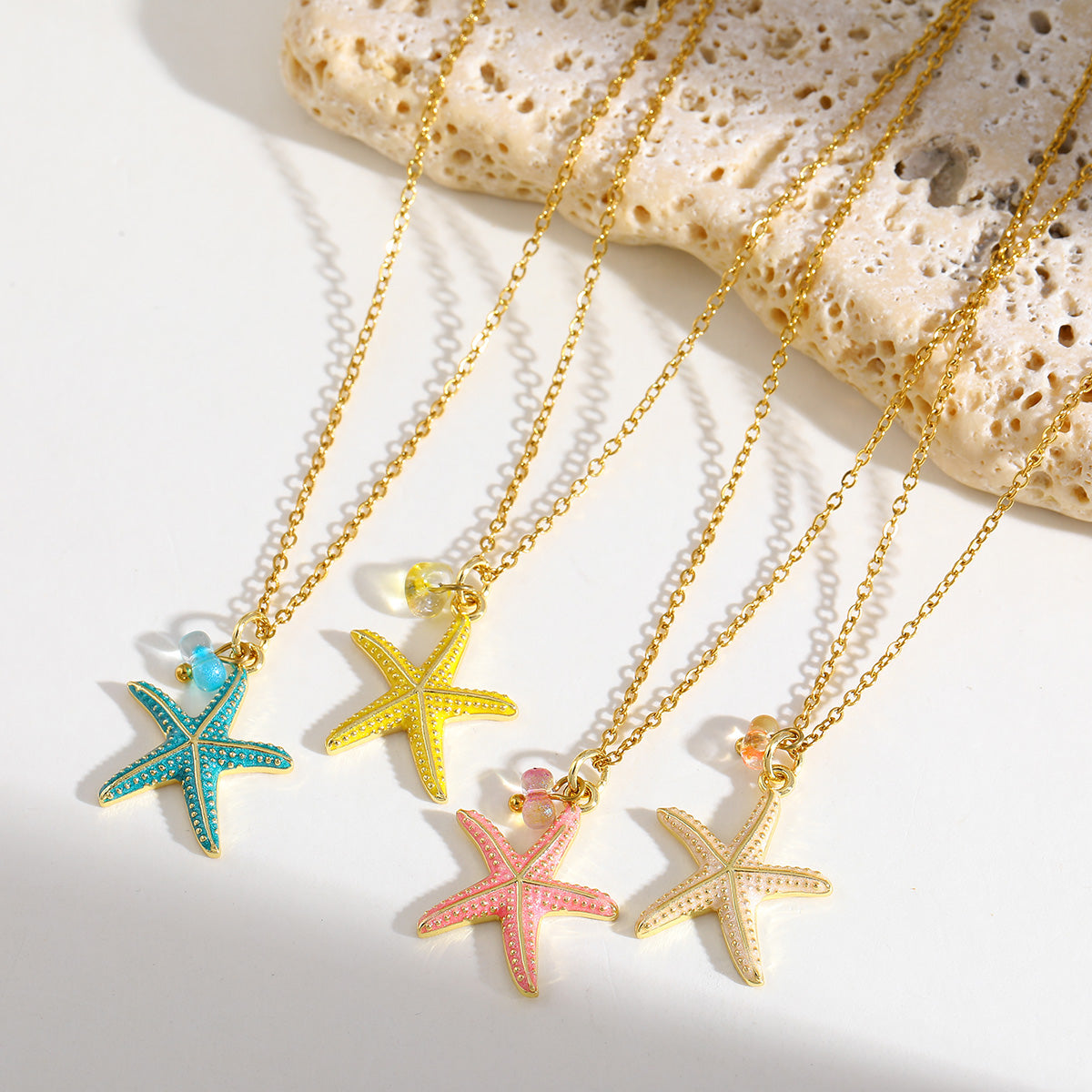 Collar Estrella Marina - Amarillo